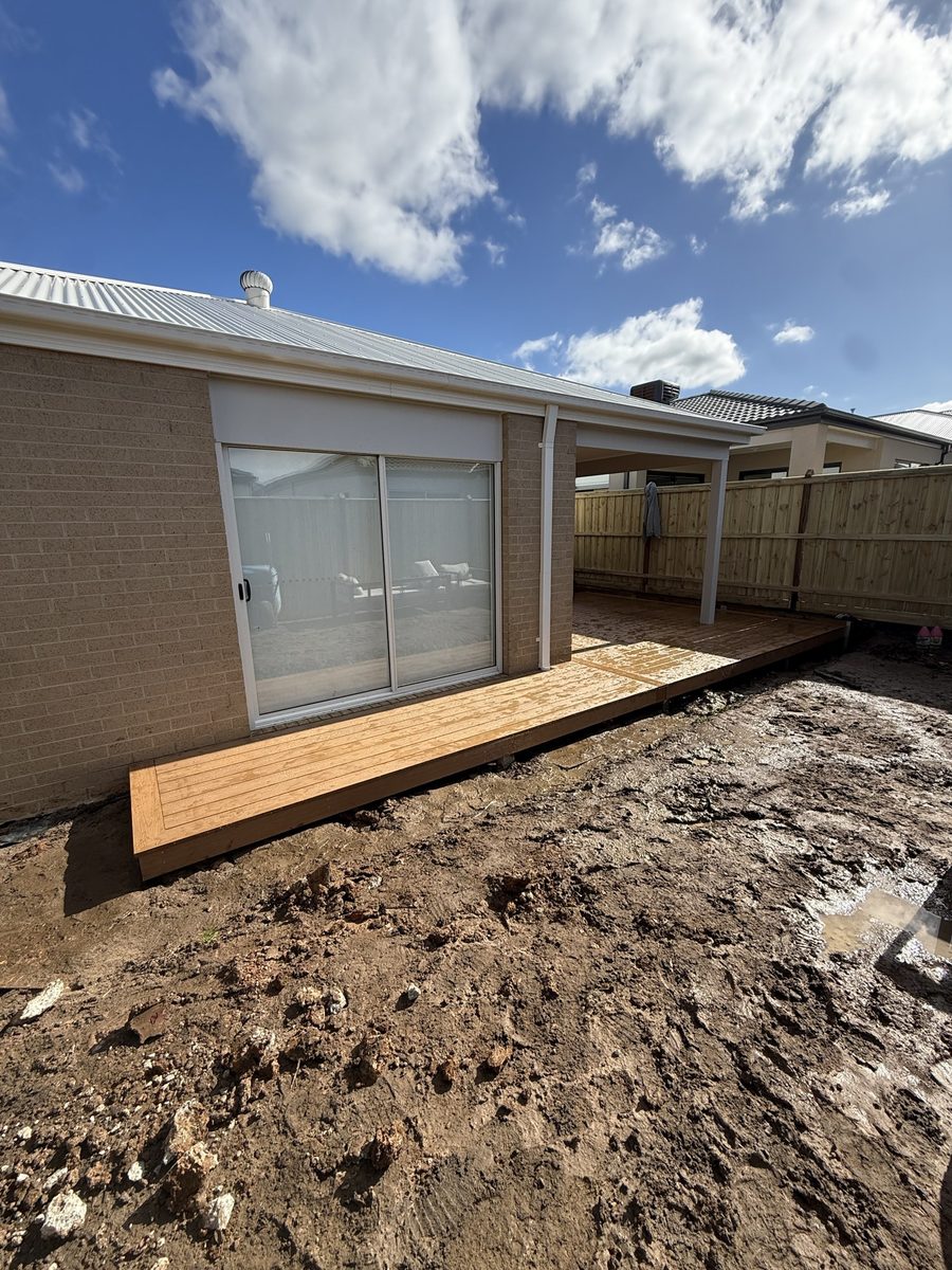 A deck built by MC Constructions in Melbourne